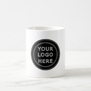 Elegante en strakke zwarte QR-code Magische Mok