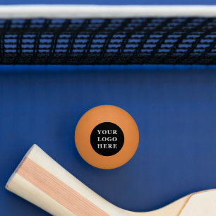 Elegante en strakke zwarte QR-code Pingpongballen