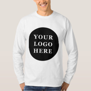 Elegante en strakke zwarte QR-code T-shirt