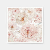 Elegante en tijdloze bloemen servet (Voorkant)