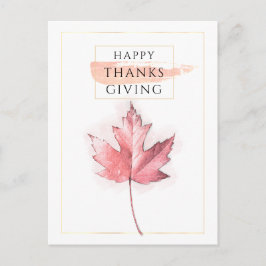 Elegante en trendy Thanksgiving Briefkaart