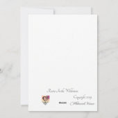 Elegante en visionaire Valentijn Feestdagenkaart (Achterkant)