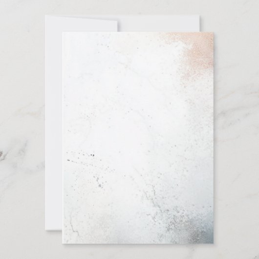 Elegante en witte parels 16e verjaardagsfeest kaart (Achterkant)