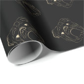 Elegante Engelse Bulldog Cadeaupapier (Rol Hoek)