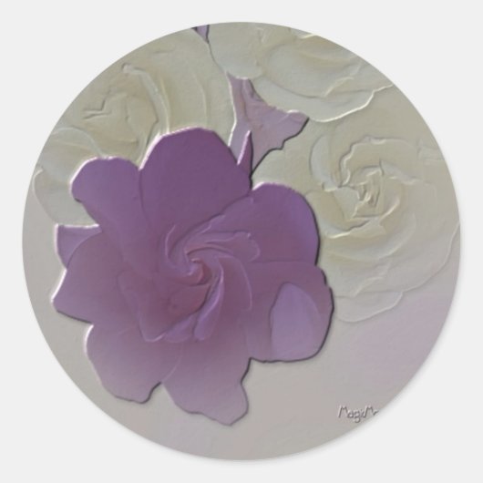 Elegante envelop Sticker (Voorkant)