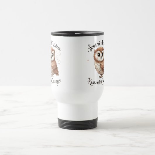 Élégante et attrayante chouette Conception Mug (Centre)