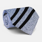 Elégante et Cool Cravate rayée bleu clair (Roulé)