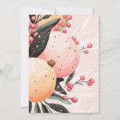 Elégante et festive Carte de voeux de vacances (Devant)