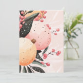 Elégante et festive Carte de voeux de vacances (Debout devant)