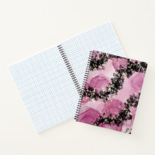 Elégante et moderne couverture de livre rose