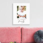 Élégante et moderne photo imitation de toile (Insitu(Salon))