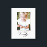 Élégante et moderne photo imitation de toile<br><div class="desc">Collage photo moderne 3d effet toile multi photo avec espace pour le nom et l'initiale. Les couleurs peuvent être changées en fonction de votre décoration. Partie d'une collection.</div>