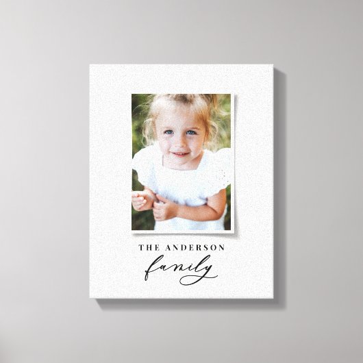 Élégante et moderne photo imitation de toile (Recto)