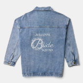 Élégante et personnalisée Elegant Bride Squad Brid (Verso)