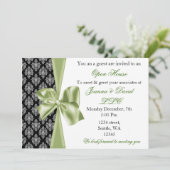 élégante et verte Invitation d'entreprise (Debout devant)