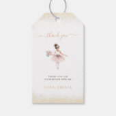 Élégante Étiquette Cadeau Anniversaire Ballerine F (Devant)