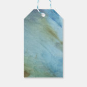 Élégante étiquette cadeau aquarelle (Dos)