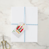 Élégante étiquette cadeau de Noël (Avec de laficelle)