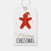 Élégante étiquette cadeau de Noël (Dos)