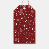 Élégante étiquette cadeau Holly personnalisée (Dos)