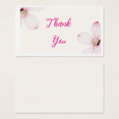 Élégante étiquette cadeau Mariage Floral (Devant & derrière)