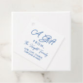 Élégante étiquette cadeau personnalisé (En situation)