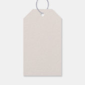 Élégante étiquette de cadeau de mariage à monogram (Dos)
