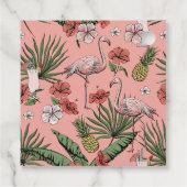 Élégante Étiquette de Remerciement de Fête de Mari (Dos)