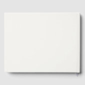 Elegante Eucalyptus Boho Chic Gouden Schrift Gastenboek (Achterkant)