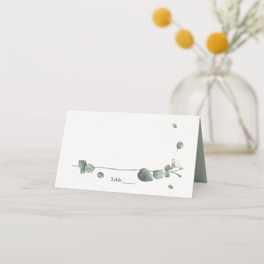 Elegante Eucalyptus Botanische Waterverf (Voorkant)