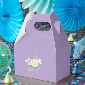 Elegante eucalyptus botanische zomerbruiloft bedankdoosjes