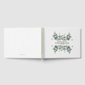 Elegante Eucalyptus Classic bruiloft Gastenboek (Volledig)