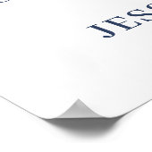 Elégante Eucalyptus COUPLE DOUCHE Affiche de bienv (Coin)