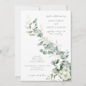 Elegante Eucalyptus groene bladeren Kaart (Voorkant)