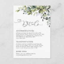 Elegante Eucalyptus Groene Huwelijksdetails