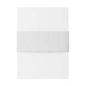 Elegante eucalyptus monogram uitnodigingen wikkel (Achterkant Voorbeeld)