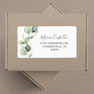 Elegante Eucalyptus Quinceanera Adres Etiket