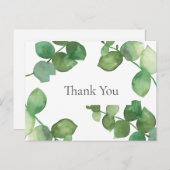 Elegante Eucalyptus verlaat zaken Briefkaart (Voorkant / Achterkant)