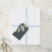 Elegante eucalyptusbladeren cadeaulabel (Met Touw)