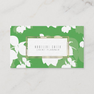 Elegante Evenementenplanner Bloem Florist Citroen Visitekaartje
