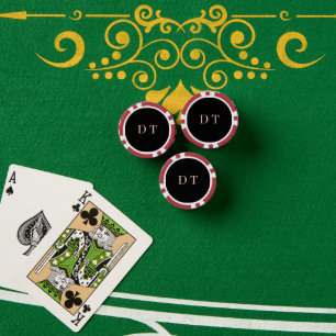 Elegante Executive DT Monogram Gouden Presidentiël Poker Chips