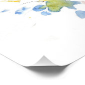 Élégante expression de la femme Glossy Poster (Coin)