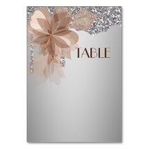 Elegante Extravaganza Tafel Bruiloft Kaart