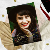 Élégante Faire-part de graduation en calligraphie