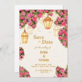 Élégante Faire-part de mariage traditionnelle (Devant / Derrière)