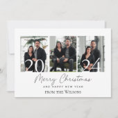 Elegante familie kerst collage Kaart (Voorkant)