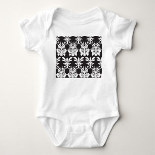 Elegante Fan Motieven in Gouden Art Deco. Romper