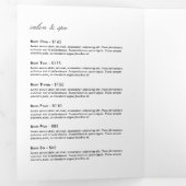 Elégante Faux Gold Dragonfly Duo Black Brochure (Intérieur en premier)