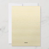 Elégante Faux Gold Foil Script Carte photo de Noël (Dos)