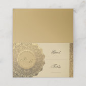 Elegante Faux Gold Folie look (Buitenkant ongevouwen)